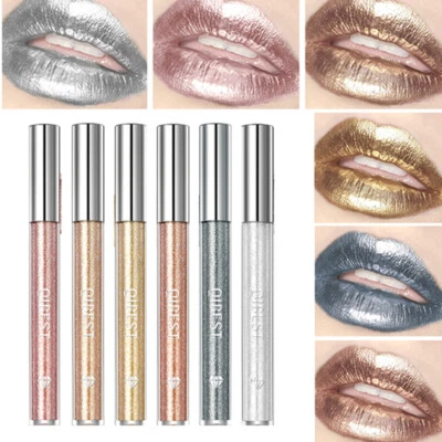 Glitter Diamond Liquid Lipstick Pearl Shiny Lip Gloss Eye shadow Lip Glaze ✯ - Image 1 of 4