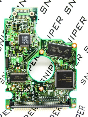 PCB - IBM Travelstar 40GB IC25N040ATCS05 IDE 07N9910 H68912 Hard Drive H68937B - Image 1 of 4