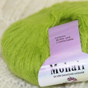 Sale New 1BallsX25gSoft Mohair wool Lace Rug Shawl Sweaters Crochet Yarn 24 - Picture 1 of 12