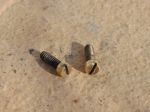 Vintage SU Carburettor H1 Dashpot H2 Screws Brass Morris 8 Eight Riley 9 Nine - Picture 1 of 2