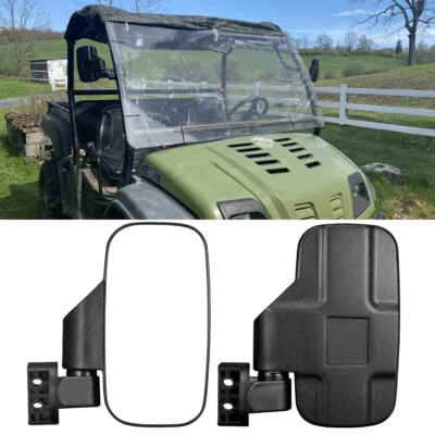 Juego de espejos retrovisores laterales UTV para Polaris Ranger RZR Can Am Kawasaki Mule Kubota Foto 1 de 4