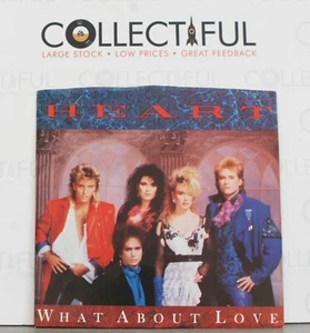 HEART - WHAT ABOUT LOVE - CAPITOL 1985 - PS - 45rpm 7" SINGLEš„ - Picture 1 of 2