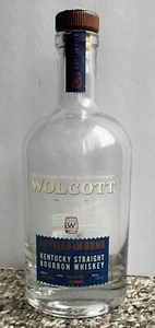 WOLCOTT - "KENTUCKY STRAIGHT BOURBON WHISKEY" 750ML LEERFLASCHE ANSEHEN!! - Bild 1 von 5