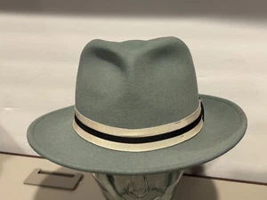 BOLLMAN Hat Company Trilby Fedora Wool Packable Large USA UNIQUE NEW - Picture 1 of 13
