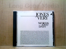 Words And Days by Jones Very (CD, Remainder, 1989, Hawker Records)