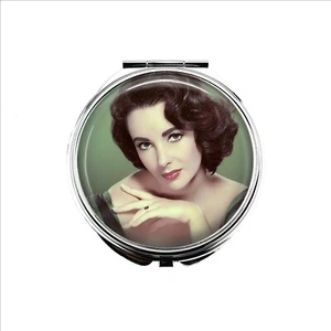 ¡1 espejo lupa doble compacto de maquillaje portátil Elizabeth Taylor! - Imagen 1 de 2