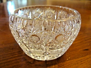 VINTAGE ABP AMERICAN BRILLIANT PERIOD 'STARS' ROUND 3 1/2" VERSATILE BOWL EXC - Picture 1 of 7