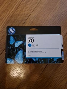 Tinta genuina HP 70 - C9452A CYAN 130 ml / DESIGNJET Z2100 Z5200 Z5400 EN CAJA - Imagen 1 de 2