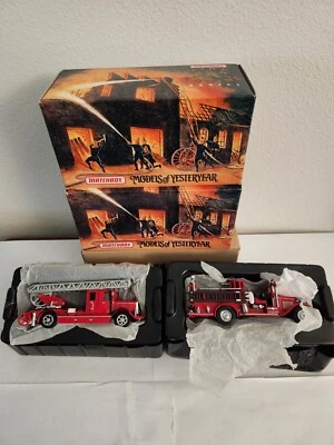 Vintage Matchbox Models Of Yesteryear 1932 Ford AA & Mercedes Benz Ladder Truck - Image 1 of 4