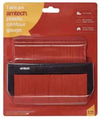 PLASTIC LARGE CONTOUR PROFILE GAUGE FLOOR WALL TILE CUTTING LAYOUT GAUGE - Image 1 of 4