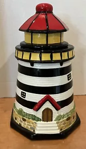 Lighthouse Cookie Jar  12" Tall Excellent Condition - Picture 1 of 6