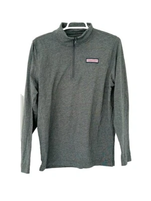 VINEYARD VINES Edgartown Jersey Talla Niños Niños Niñas XL (18) Gris Ligero Foto 1 de 4