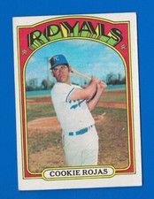 1972 Cookie Rojas Kansas City Royals Topps Baseball Card #415-Excellent