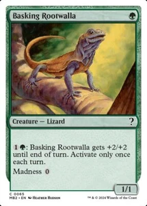 MTG Magic the Gathering Basking Rootwalla (65/390) Mystery Booster 2 LP - Picture 1 of 1