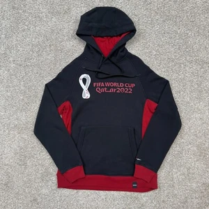 Fútbol Copa Mundial de la FIFA Sudadera con Capucha Para Hombre Mediana Sudadera con Capucha Negra Roja Qatar 2022 - Imagen 1 de 18