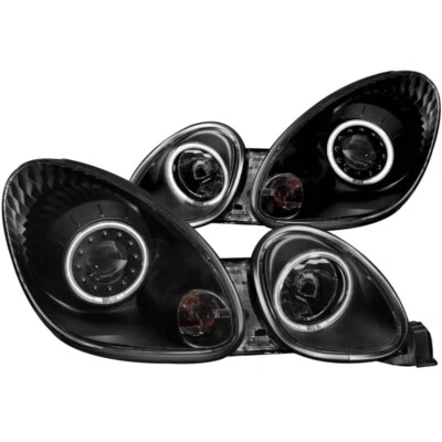 ANZO For 1998-2005 Lexus Gs300 Projector Headlights W/ Halo Black Foto 1 de 4