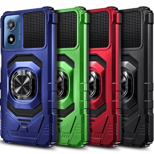 For Boost Mobile Celero SC 2024 5G Case Ring Stand Phone Cover + Tempered Glass - Picture 1 of 14