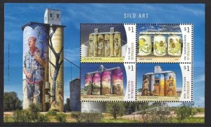 AUSTRALIA 2018 SILO ART MINIATURE SHEET UNMOUNTED MINT. MNH - Picture 1 of 1
