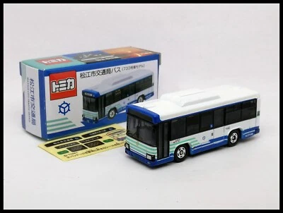 TOMICA MATSUE CITY TRAFFIC OFFICE HINO Ribbon II Bus 1/141 TOMY NEW DIECAST CAR - Image 1 of 4