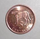 2006 Mozambique 5 centavos Coin Cheetah Cat Animal African Wildlife