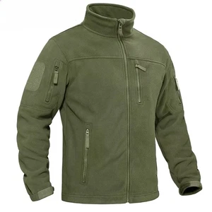 Herren Jacke Wärme Winddicht Durchgehender Reißverschluss Mantel Mehrere Reißverschlusstaschen Outdoor - Bild 1 von 16
