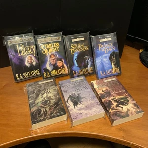 Forgotten Realms Complete Legacy of the Drow & Hunter’s Blades Series Drizzt Lot - Bild 1 von 6