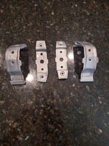 1959 60 IMPALA CONV 4 Dr El Camino BENCH SEAT BRACKETS TRIM - Picture 1 of 3