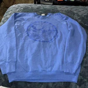 Vintage Martha’s Vineyard Sweatshirt Adult XL Sail Boat Print USA - Picture 1 of 6