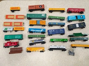 VINTAGE HO SCALE EISENBAHN ZUGWAGEN Lot Union Pacific Sunoco Conrail Penn B&O  - Bild 1 von 24