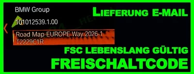 BMW MINI Navi Update Road Map Europe Way 2026-1 / inkl FSC lebenslang onhe USB - Bild 1 von 4