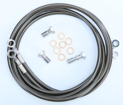 Streamline 2-Line Brake Line Kit (+2in.) - Smoke - YFZ450-2F-2SMOKE - Изображение 1 из 2