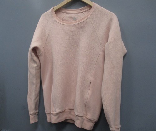 OFF WHITE Felpa Alo taglia S colore panna manica lunga tasche maglione donna pullover