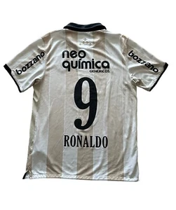 Vintage Nike Ronaldo #9 Corinthians Home 2010  Camisa Jersey Shirt Centennial - Picture 1 of 13