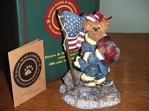 Boyds Bears 2002 ~NUESTRO HÉROE AMERICANO~ ESTILO #227791 - Imagen 1 de 10