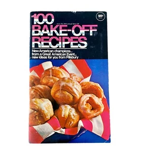 Vintage Pillsbury Cookbook 100 BAKE OFF RECIPES Pamphlet Book 1969 - Picture 1 of 5