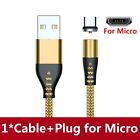 Magnetic type c cable micro usb phone cable charger For iPhone Huawei...