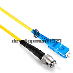Simplex Singlemode ST-SC 9/125 Fiber Optic Cable 1M - Picture 1 of 4