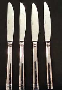4 Towle Stephanie Stainless Flatware 9-1/4" Dinner Knives - Picture 1 of 5
