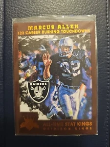 2015 Donruss Gridiron Kings Marcus Allen All Time Stat Insert Raiders #182 - Picture 1 of 2