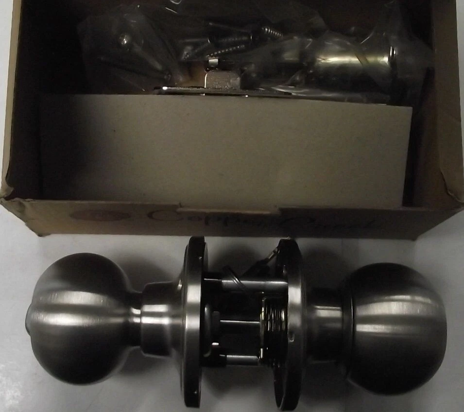 Copper Creek BK2040SS Ball Entry Door Knob Satin Stainless