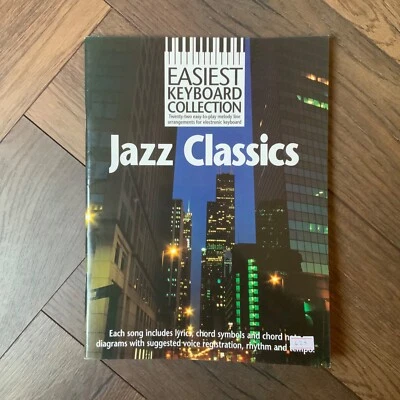 Jazz Classics 22 Songs (Keyboard Sheet Music) Easiest Keyboard Collection - Image 1 of 4