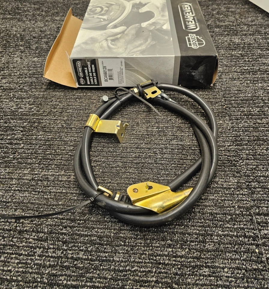 Cabo de freio de estacionamento traseiro CARQUEST Wearever BCA660128 para 00-03 Nissan Maxima - Imagem 1 de 4