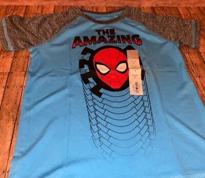 NWT Jumping Beans The Amazing Spider-man short sleeve active top shirt sz 4 6 7 - Picture 1 of 2