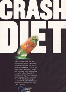 1999 American Plastics Council Print Ad - Picture 1 of 1