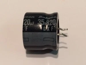 820UF 35V RADIAL RUBYCON GFX 105 TEMP CAPACITOR LOW ESR fd7j1 - Picture 1 of 1