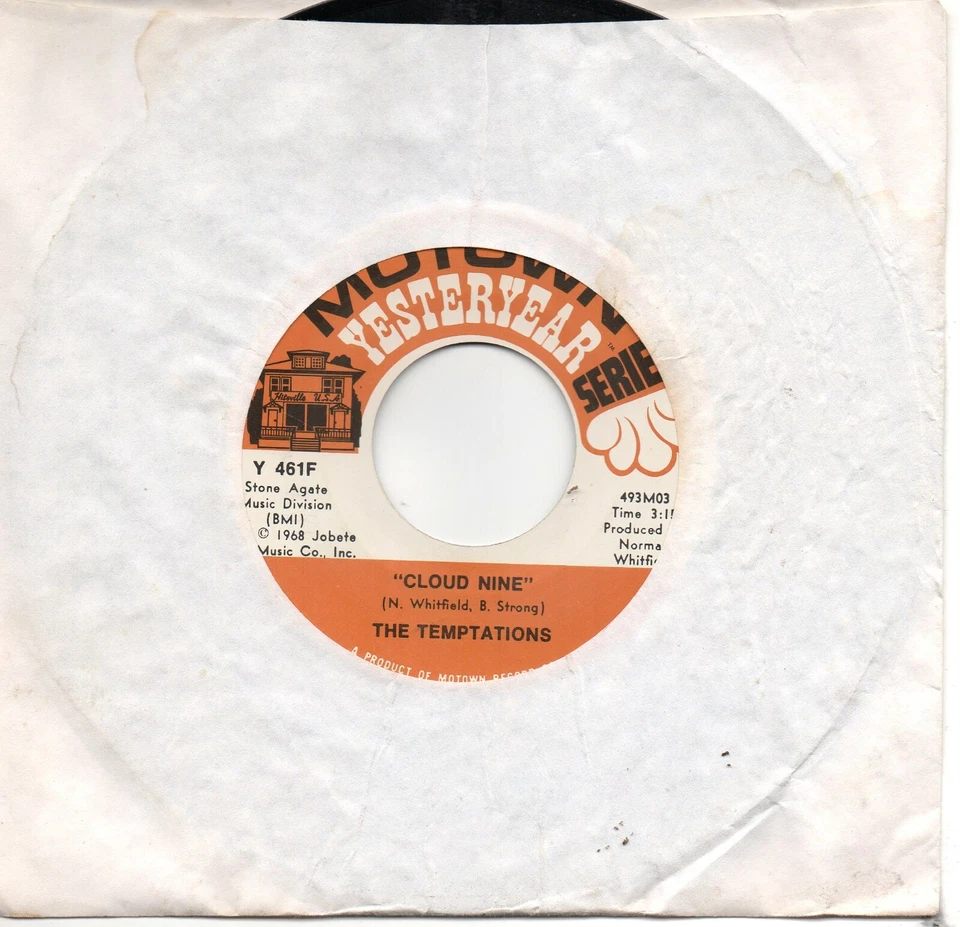 TEMPTATIONS - CLOUD NINE / RUNAWAY CHILD, RUNNING WILD - Image 1 of 1