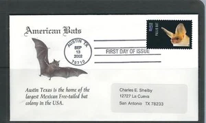 US SC # 3663 Pallid Bat FDC . Cacheted Cover. The Philatex - Picture 1 of 1