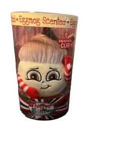 WHIFFER SNIFFERS Ed Eggnog Scented Backpack Clip Holiday Plush Serie 5 Toy - Picture 1 of 4