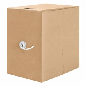 Alarm/Sicherheit 22/2 ungeschirmte Litze Cl2R Kabel - Zugbox 500 Fuß weiß 132 - Bild 1 von 1