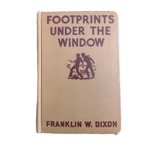 Vintage Hardy Boys Footprints Under the Window (Hardcover 1935) Franklin Dixon - Picture 1 of 12